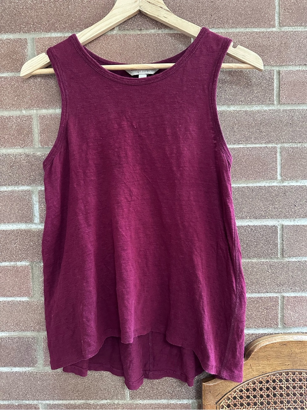 Banana Republic heritage collection linen tank
